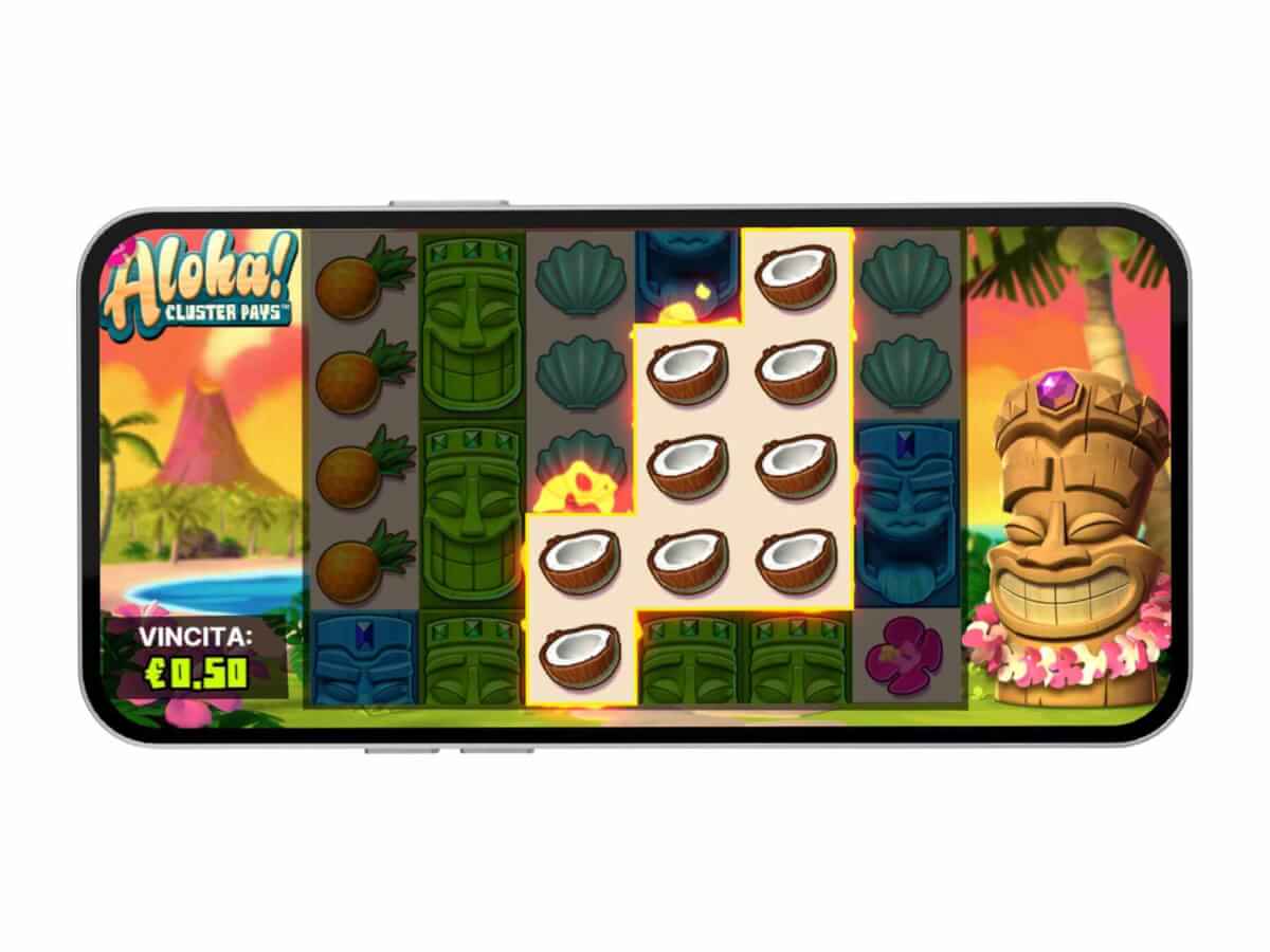 La slot mobile Aloha! Cluster Pays