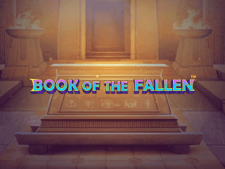 Il logo della slot Book of Fallen