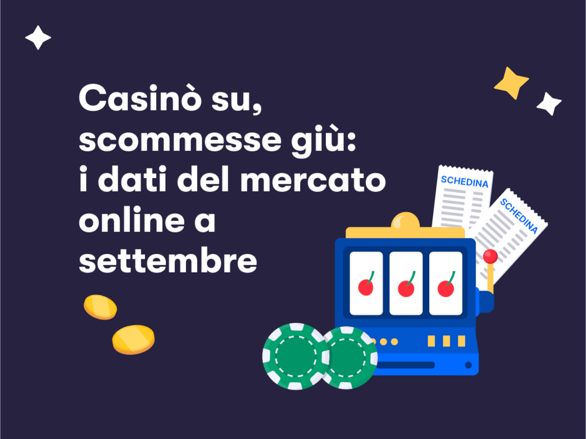 Due schedine, una slot machine e delle fiche
