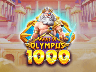 Il logo della slot Gates of Olympus 1000