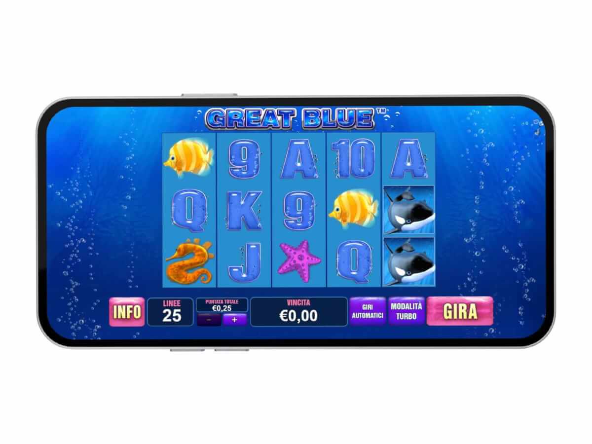 La slot mobile Great Blue