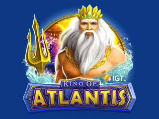 Il logo della slot King of Atlantis