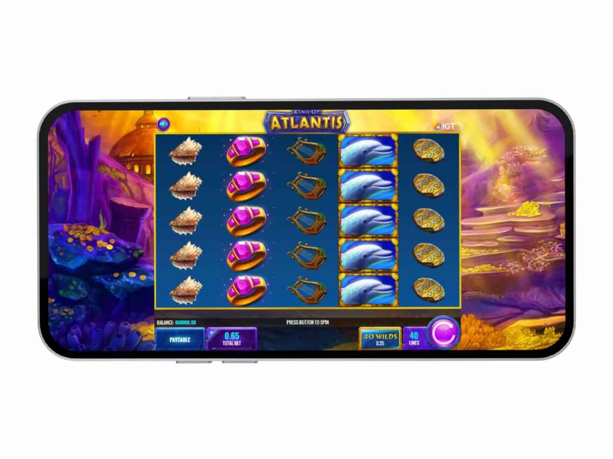 La slot mobile King of Atlantis