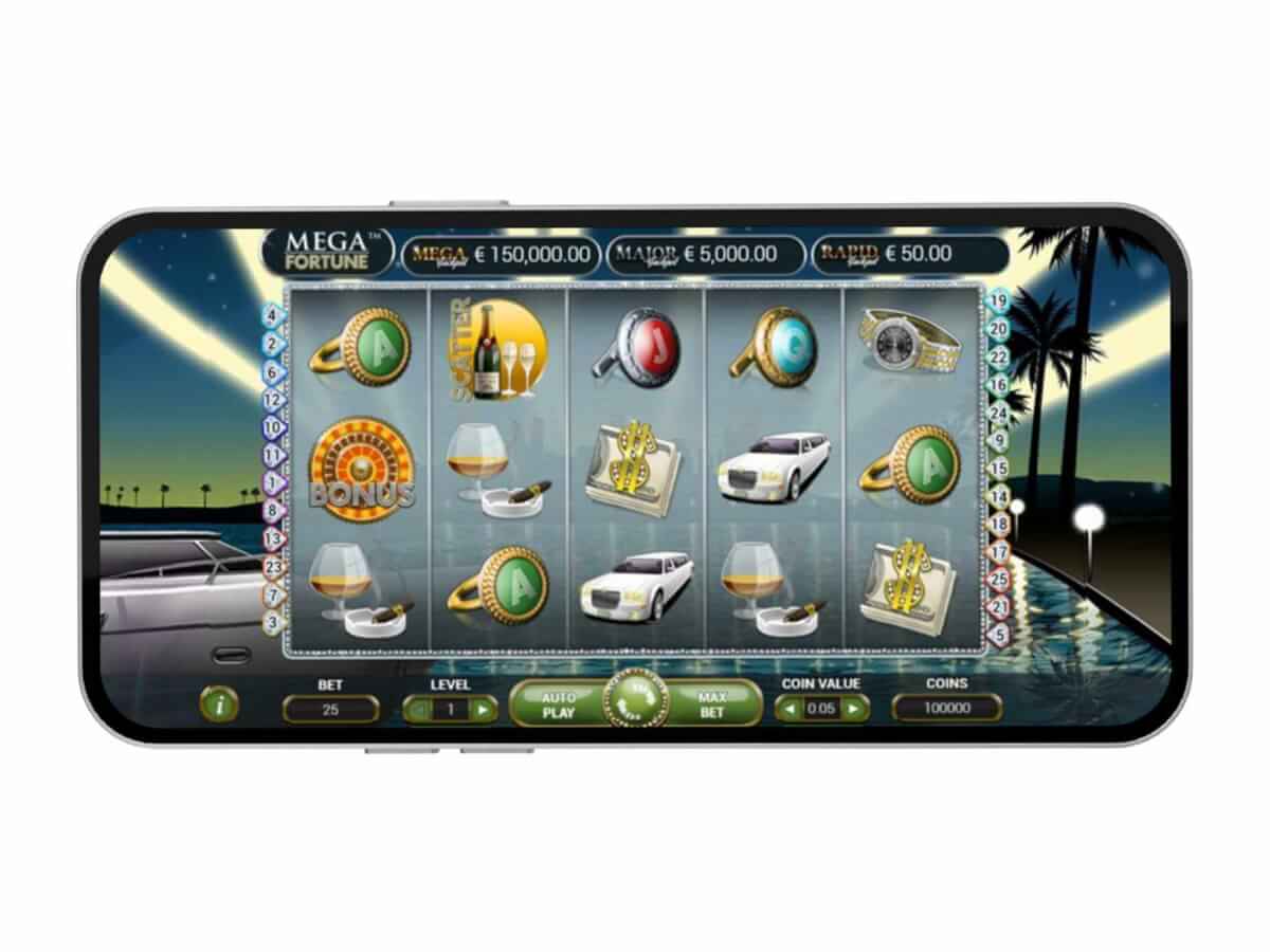 La slot mobile Mega Fortune