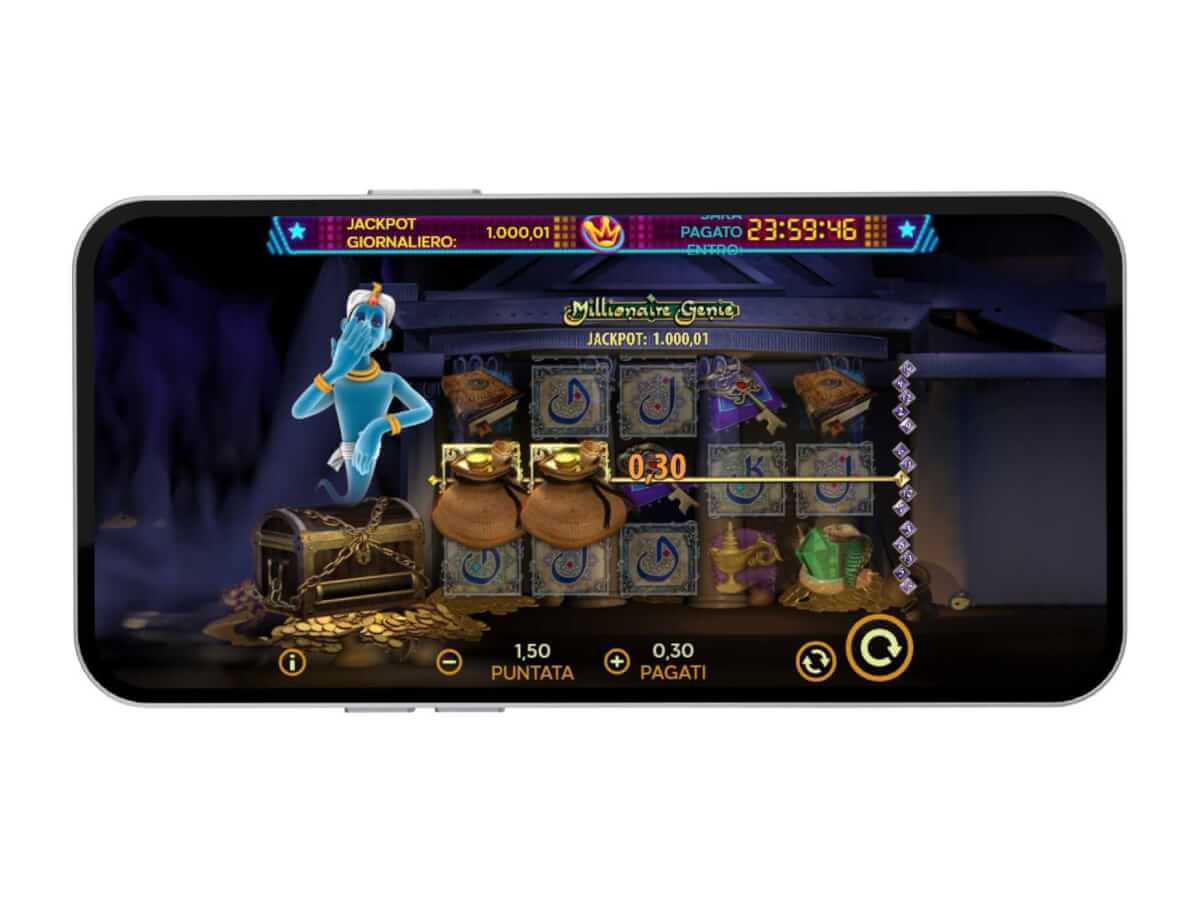 La slot mobile Millionaire Genie