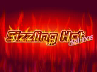 Il logo della slot Sizzling Hot Deluxe