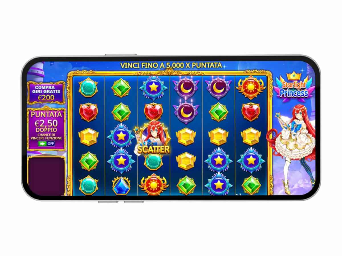 La slot mobile Starlight Princess