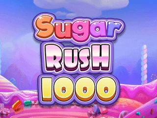 Il logo della slot Sugar Rush 1000