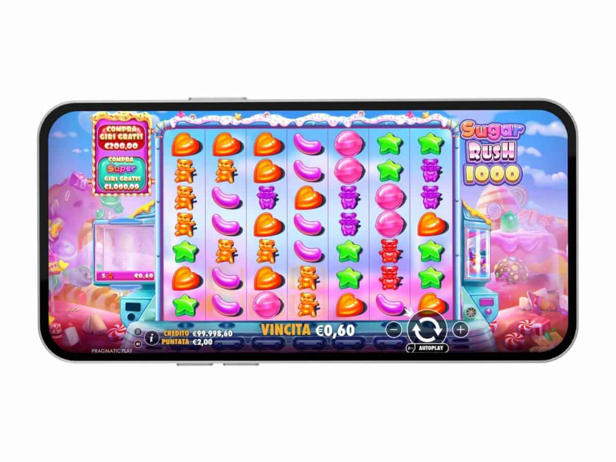 La slot mobile Sugar Rush 1000