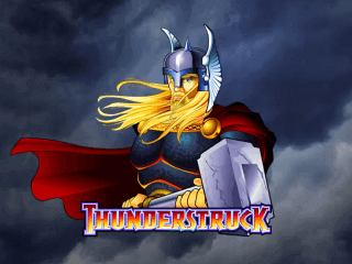 Il logo della slot Thunderstruck