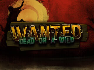 Il logo della slot Wanted Dead or a Wild