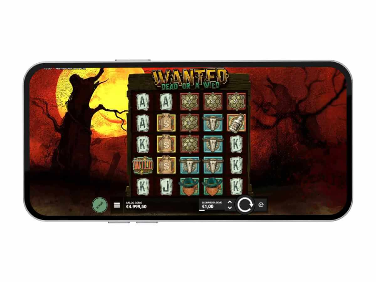La slot mobile Wanted Dead or a Wild