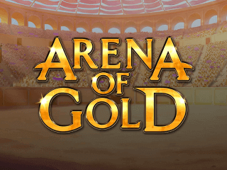 Il logo della slot Arena of Gold