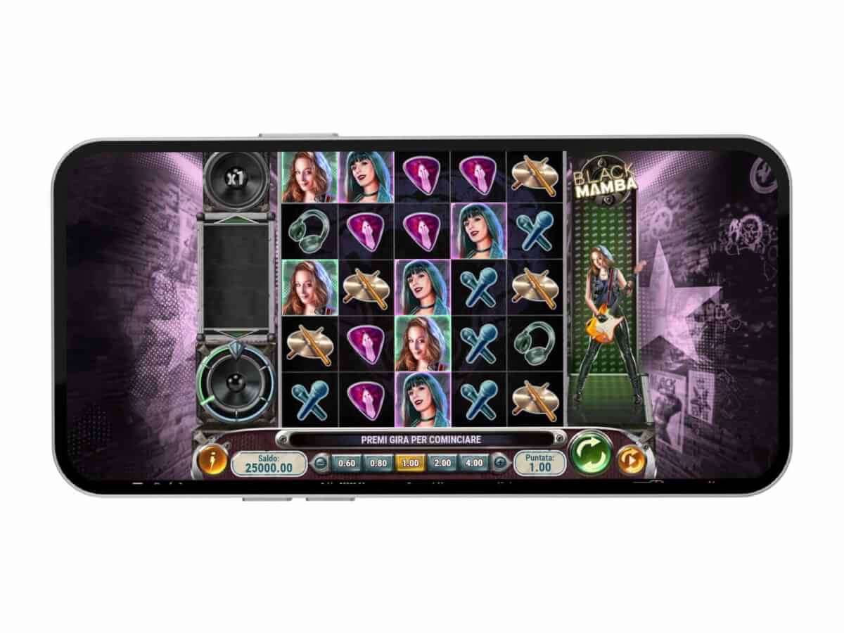 La slot mobile Black Mamba