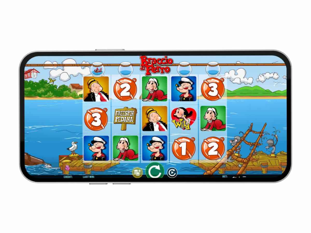 La slot mobile Braccio di Ferro