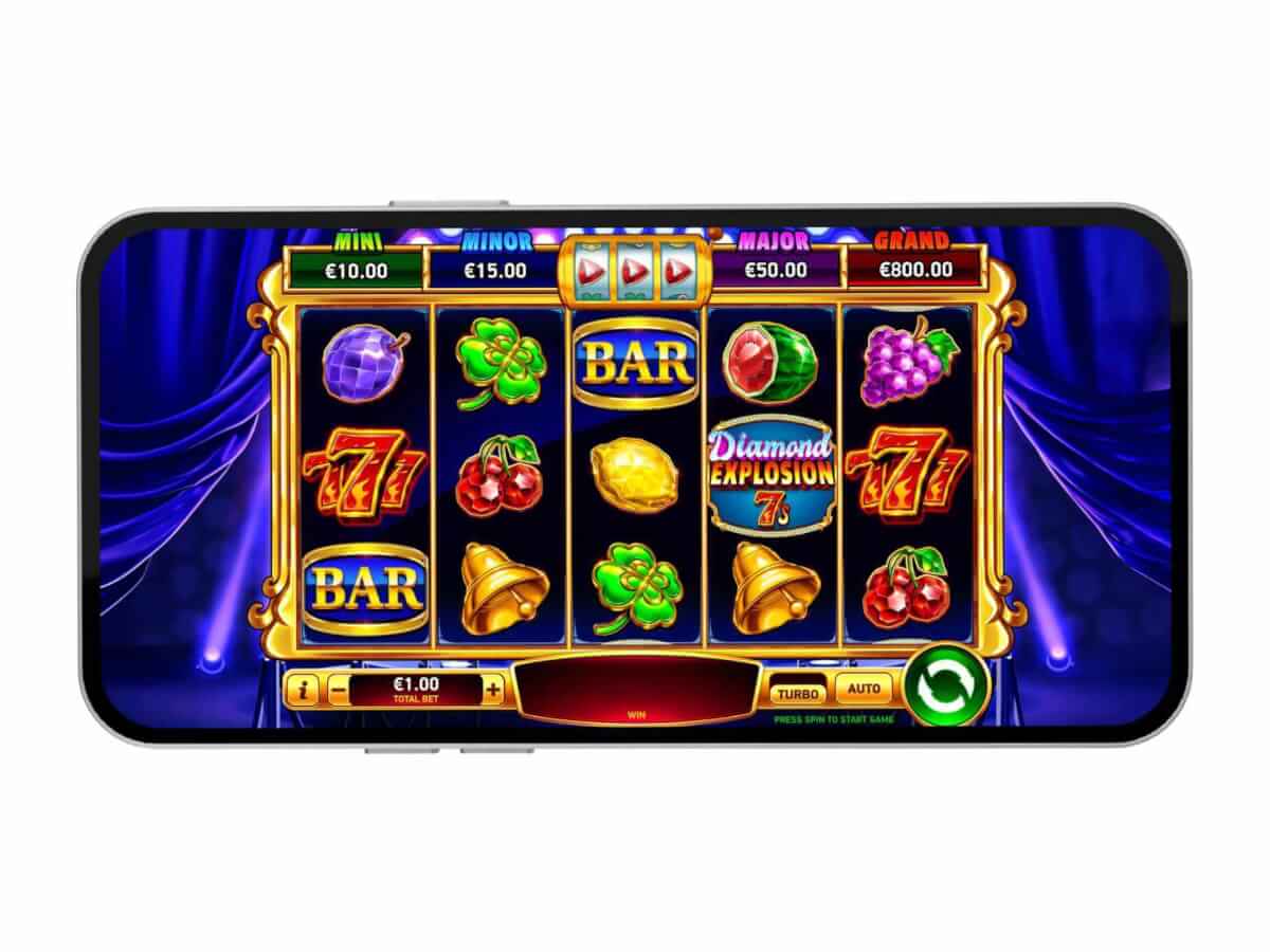 La slot mobile Diamond Explosion 7s