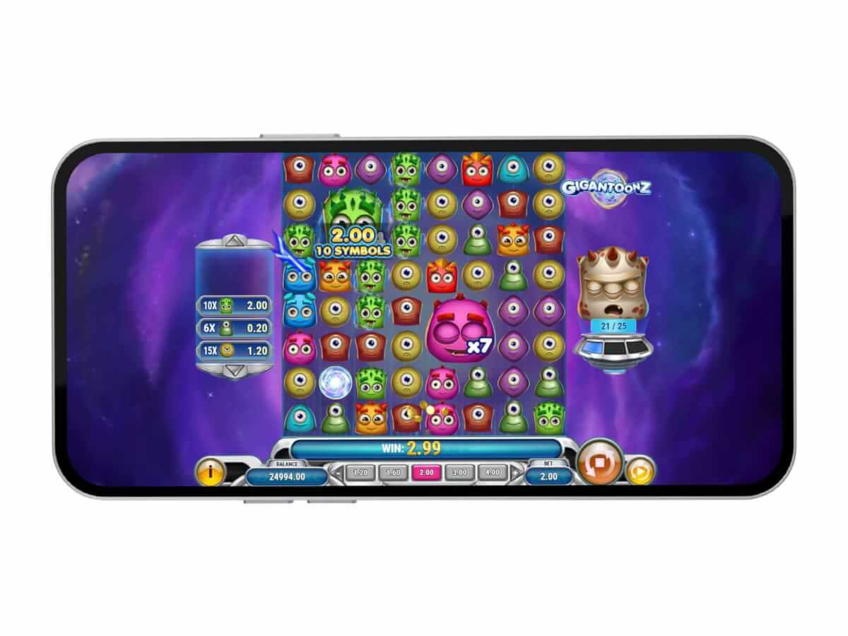 La slot mobile Gigantoonz