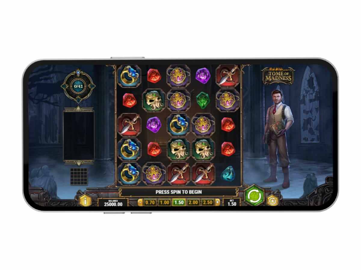 La slot mobile Rich Wilde and the Tome of Madness