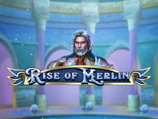Il logo della slot online Rise of Merlin