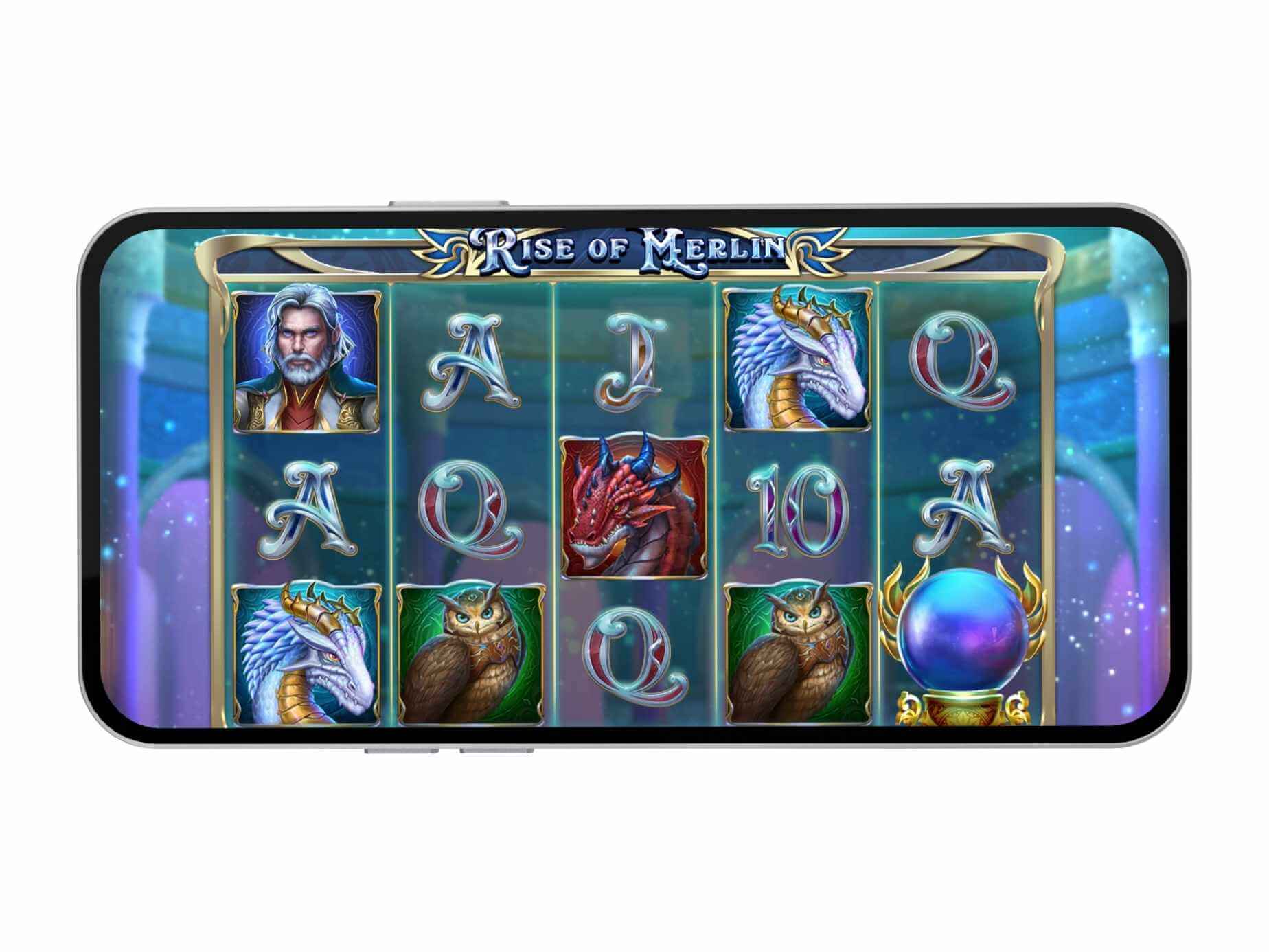 La slot mobile Rise of Merlin