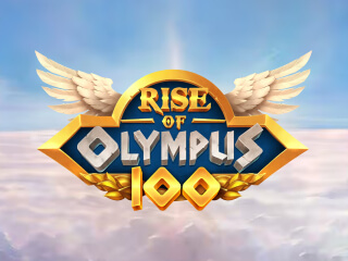 Il logo della slot online Rise of Olympus 100