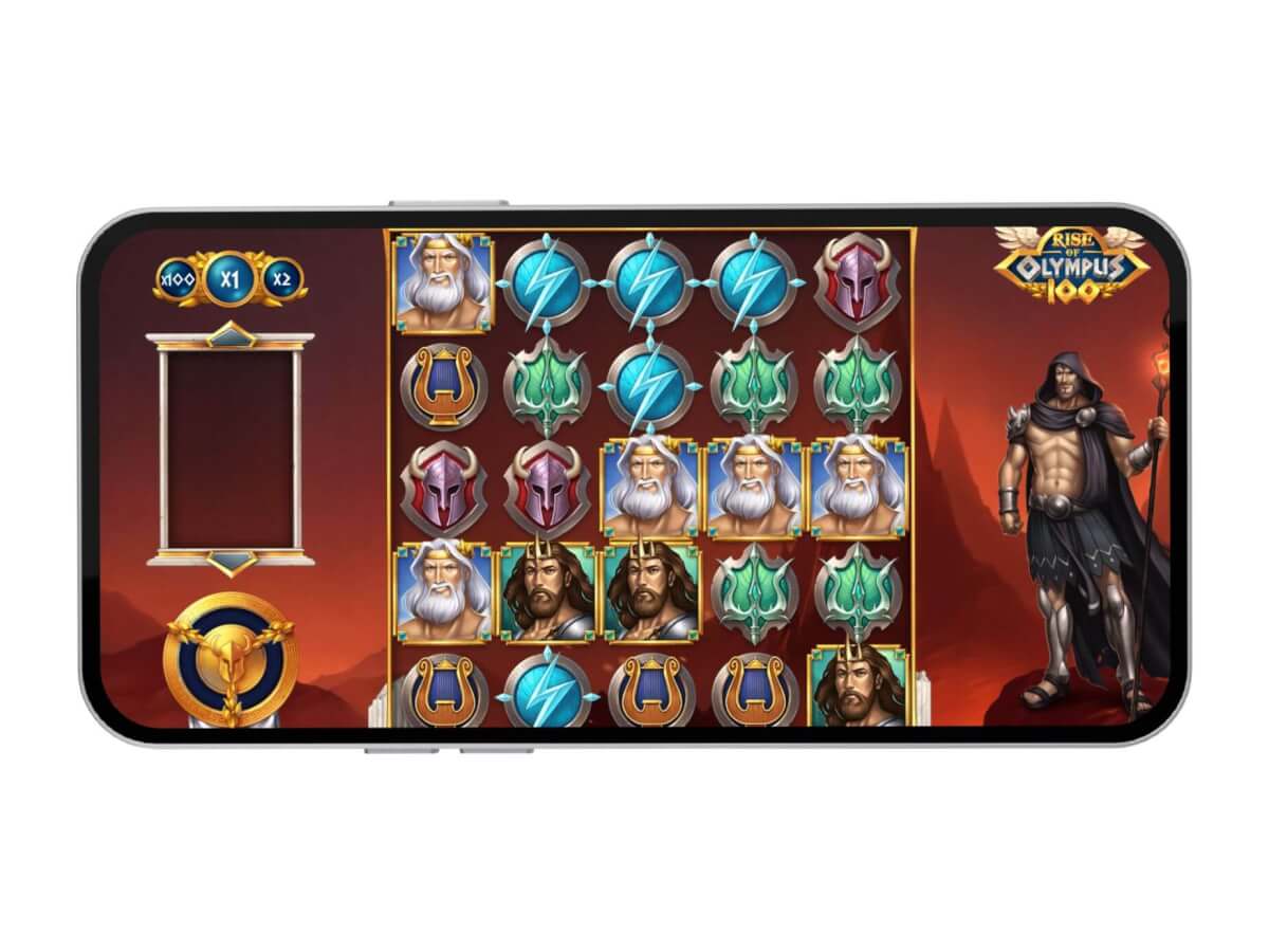 La slot mobile Rise of Olympus 100