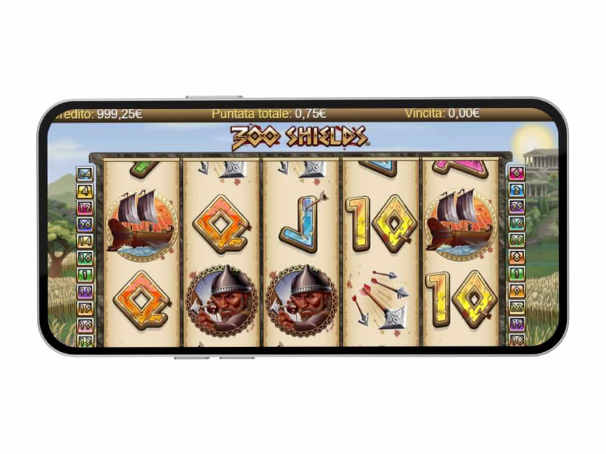 La slot mobile 300 Shields