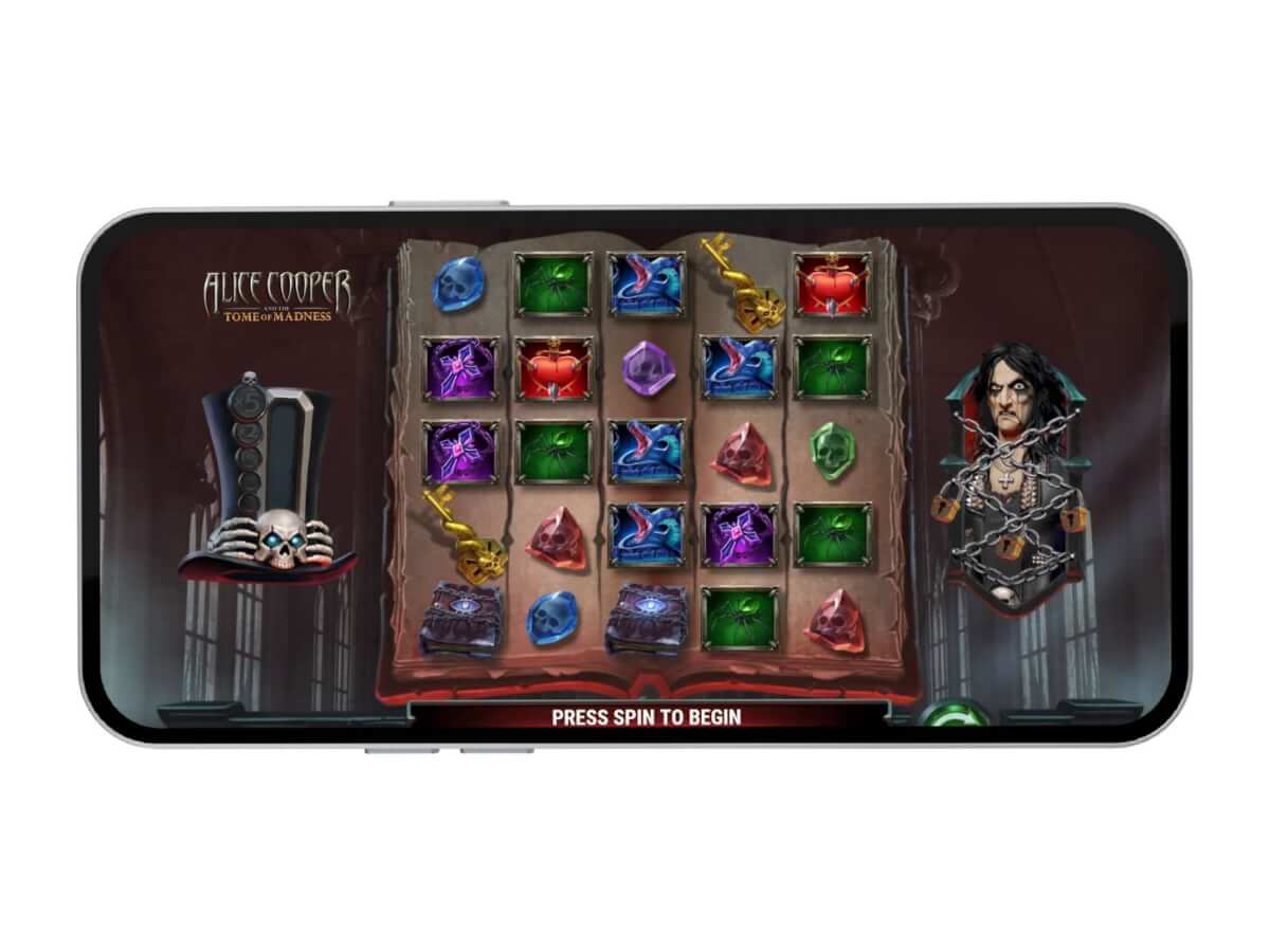 La slot mobile Alice Cooper and the Tome of Madness