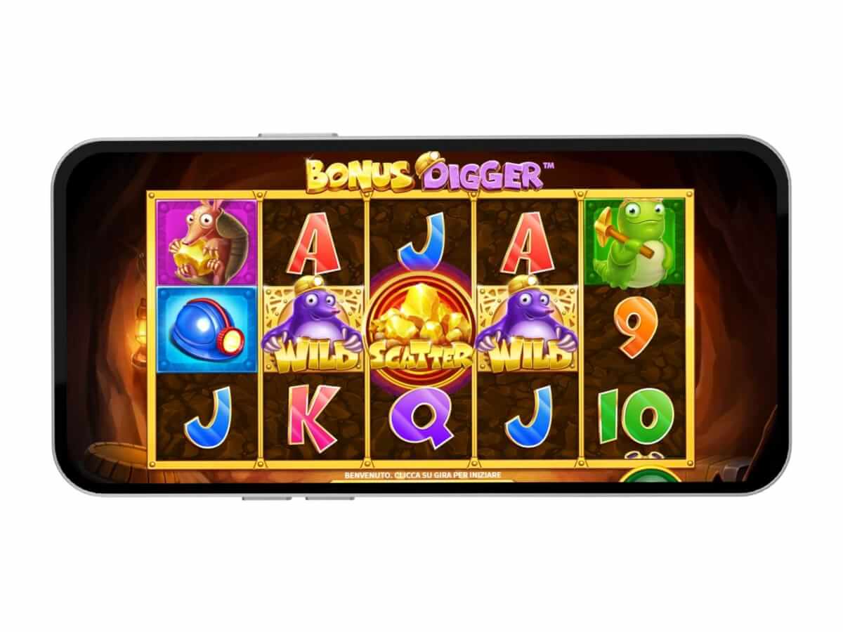 La slot mobile Bonus Digger