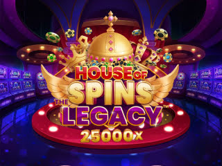 Il logo della slot House of Spins the Legacy
