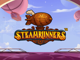 Il logo della slot Steamrunners