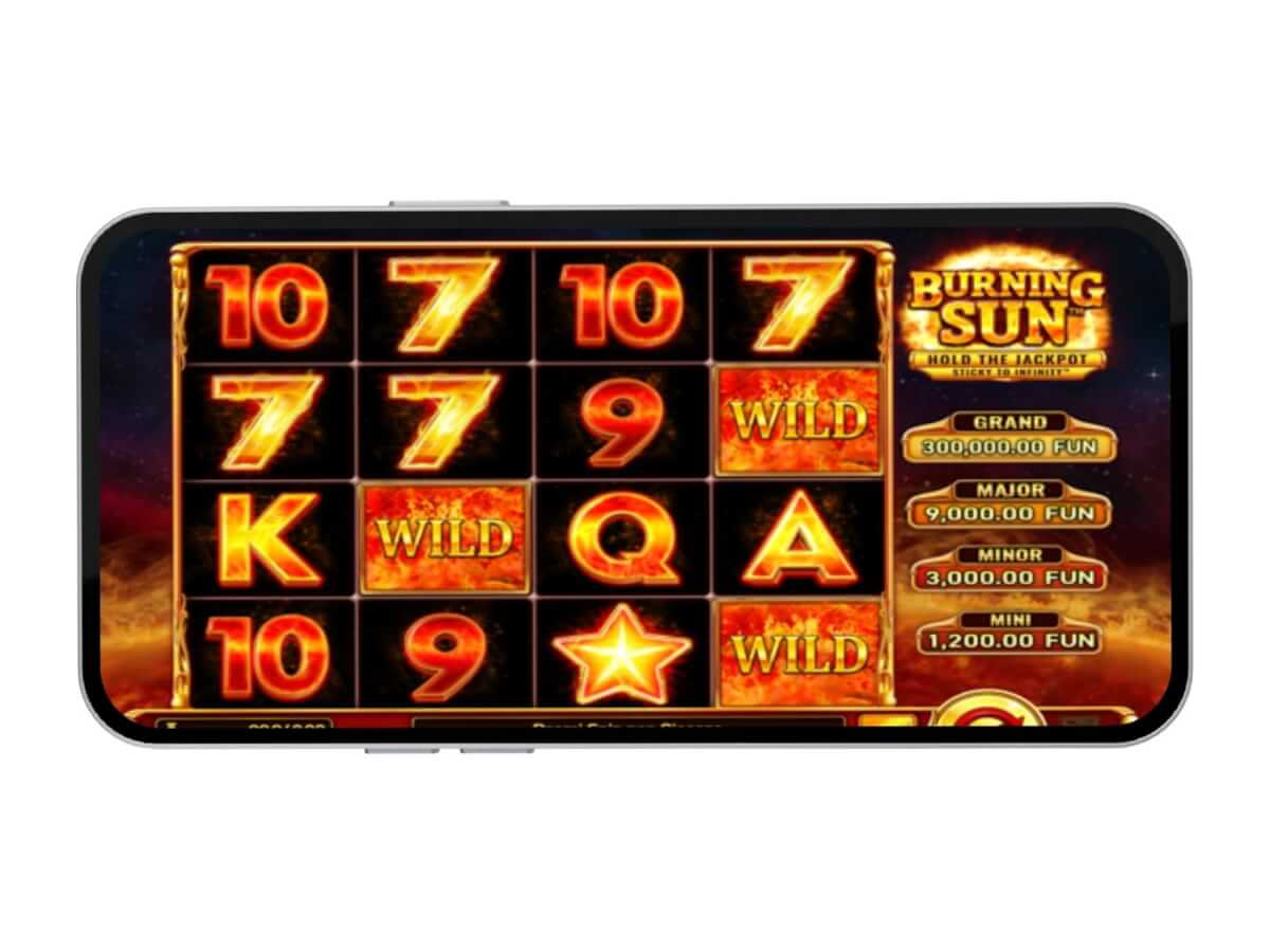 La slot mobile Burning Sun