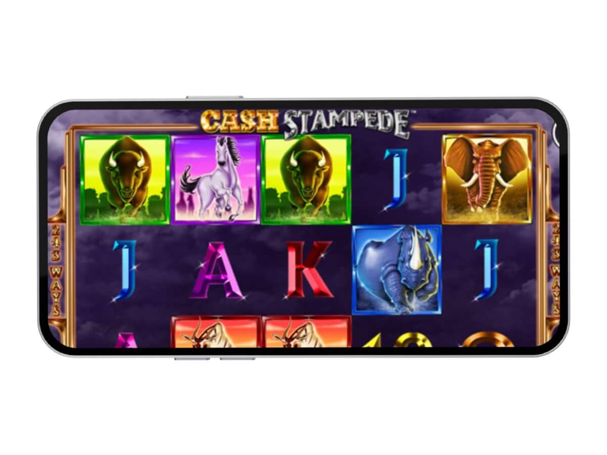 La slot mobile Cash Stampede