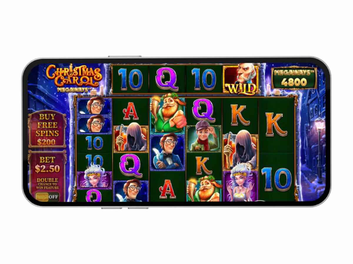 La slot mobile Christmas Carol Megaways