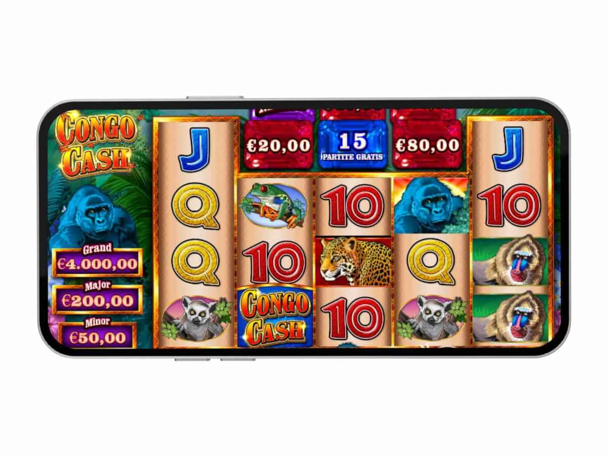 La slot mobile Congo Cash