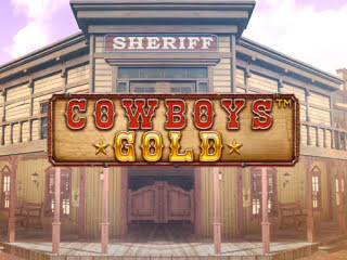 Il logo della slot Cowboys Gold