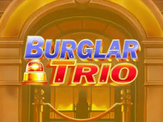 Il logo della slot Burglar Trio