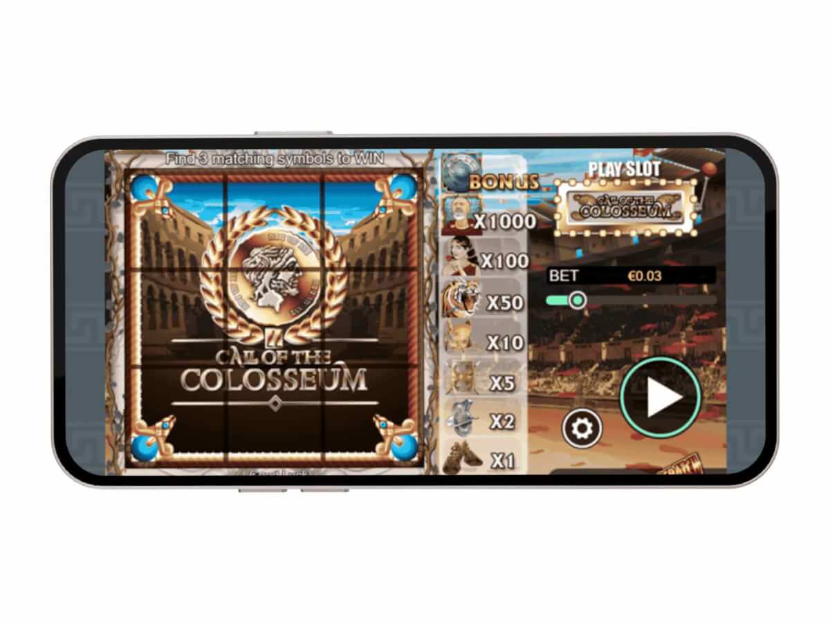 Il crash game mobile Call of the Colosseum