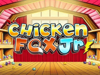 Il logo della slot Chicken Fox Jr