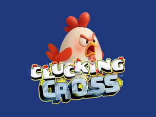 Il logo del crash game Clucking Cross