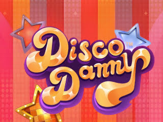 Il logo della slot Disco Donny