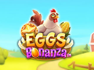 Il logo della slot Eggs Bonanza