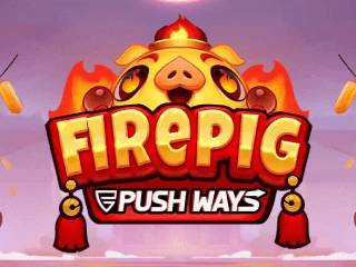 Il logo della slot Fire Pig Push Ways
