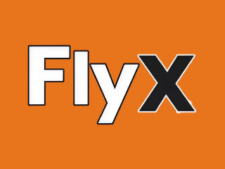 Il logo del crash game FlyX