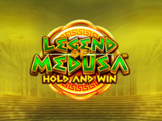 Il logo della slot Legend of Medusa
