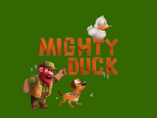 Il logo del crash game Mighty Duck