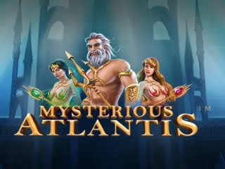 Il logo della slot Mysterious Atlantis