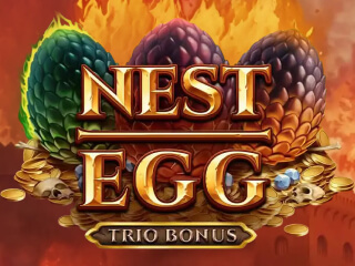 Il logo della slot Nest Egg Trio Bonus