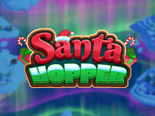 Il logo della slot Santa Hopper
