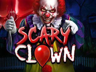 Il logo della slot Scary Clown